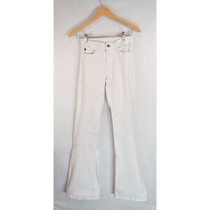 KanCan Womens White High Rise Flare Jeans Stretch Denim Size 25